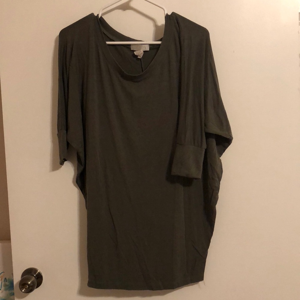 Olive shirt/dress